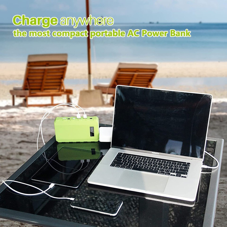 Portable Power Station Lithium Ion 24000mAh 88.8Wh AC Outlet for Camping Travel