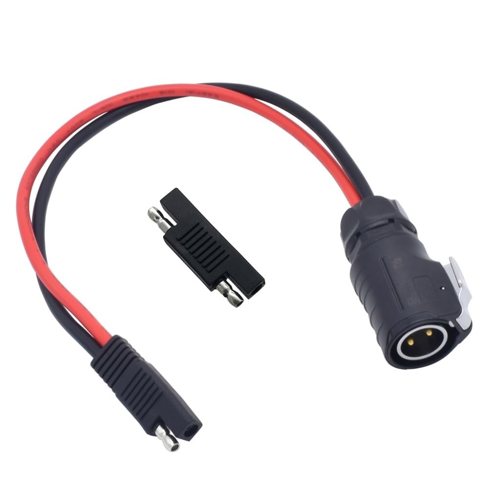 High Current 10AWG 2 Pin to SAE Cable – Ideal for Grand Design RV Solar Ports