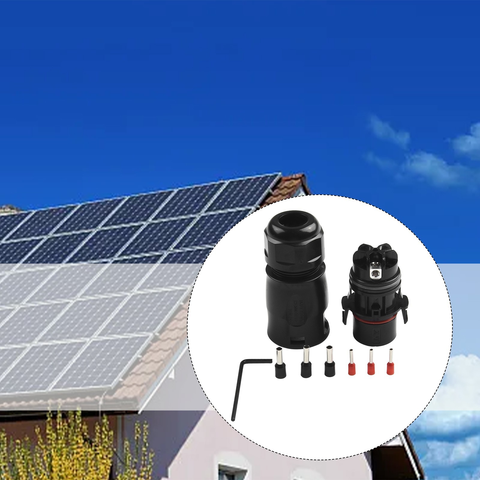 Stable Indoor/outdoor PV Connector 40A Accessories Connection Cable IP68