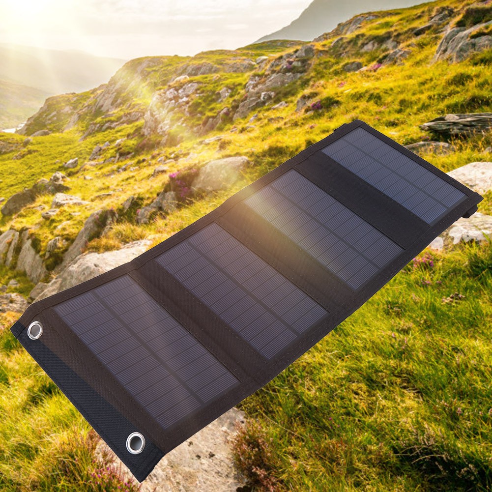 10W 5.5V Portable Solar Panel Folding Charger Board For Outdoor Travel Camping