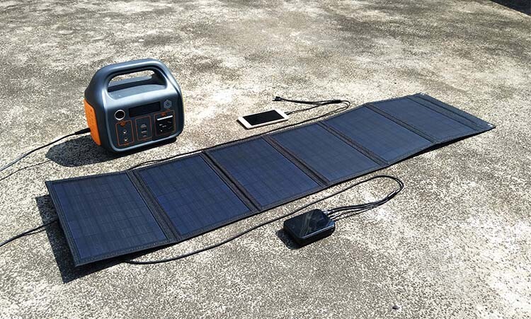 Portable Foldable Solar Panel Charger Power Supply USB DC For Phone Laptop Drone
