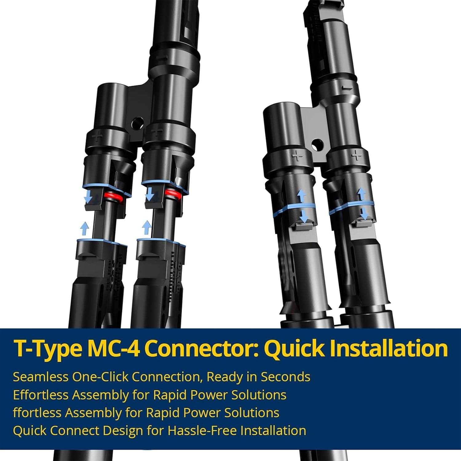Solar Branch Connectors T-Branch 1Pair M/FF F/MM