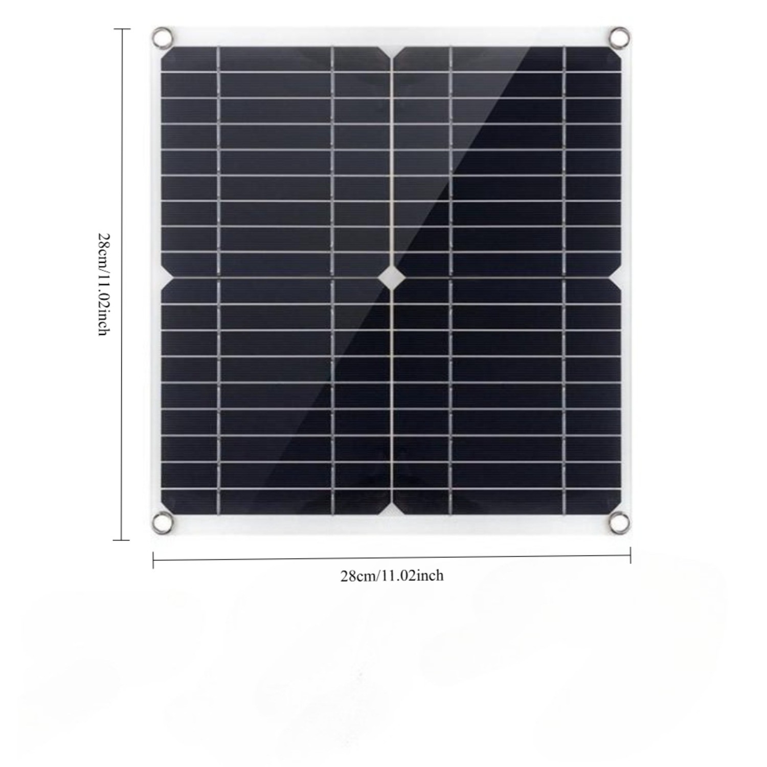 Solar Battery Charger Kit 12V, 10W Panel w/Controller + Cables for RV Motorcycle