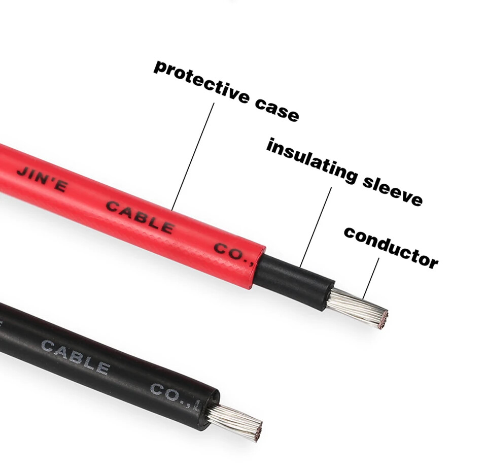 PV Cable 2.5/4/6mm² 10-14AWG Extension Cord Male Female Copper Wire US Plug