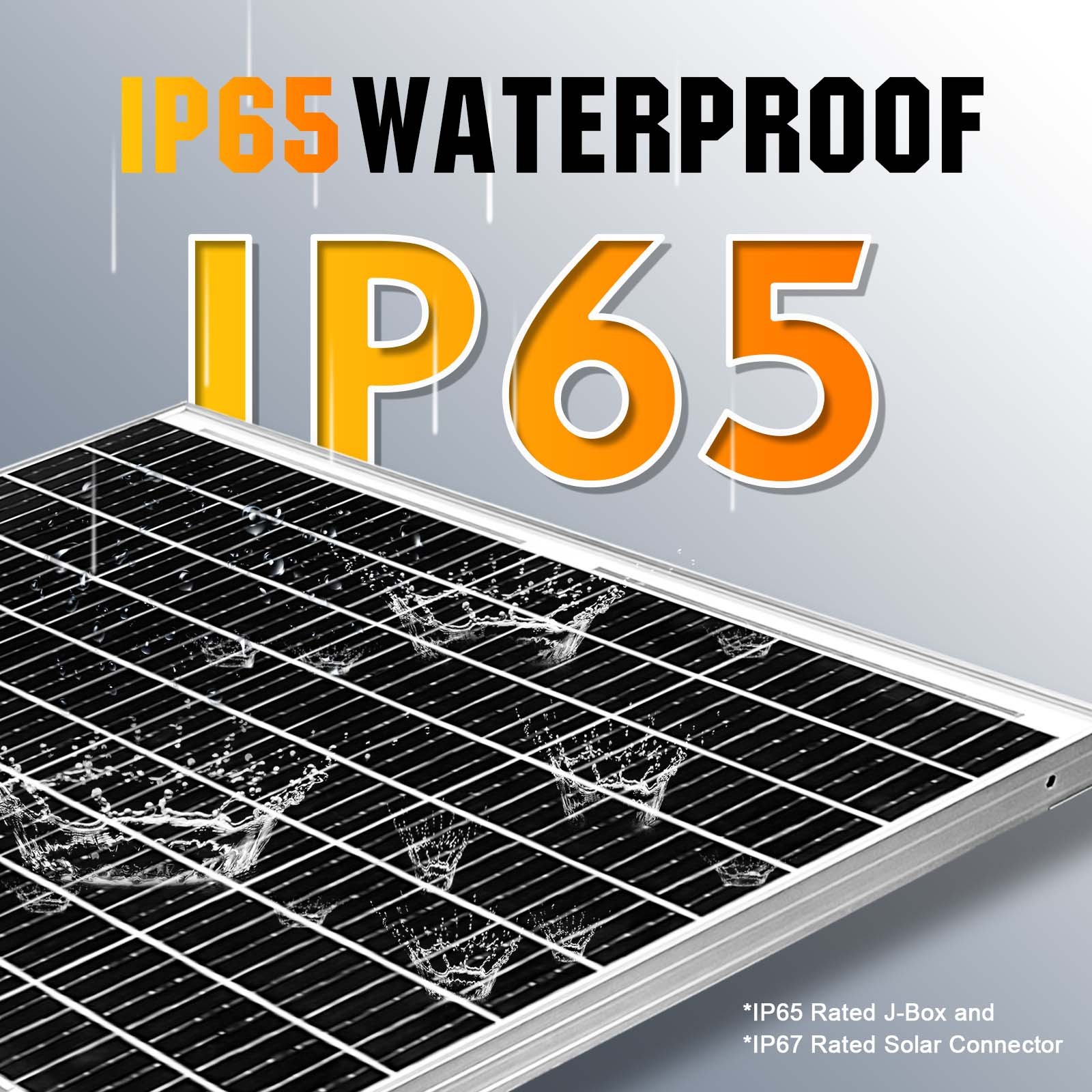 New Monocrystalline Solar Panel 2 Pack-100W 200W PV Power RV Boat Home & Garden