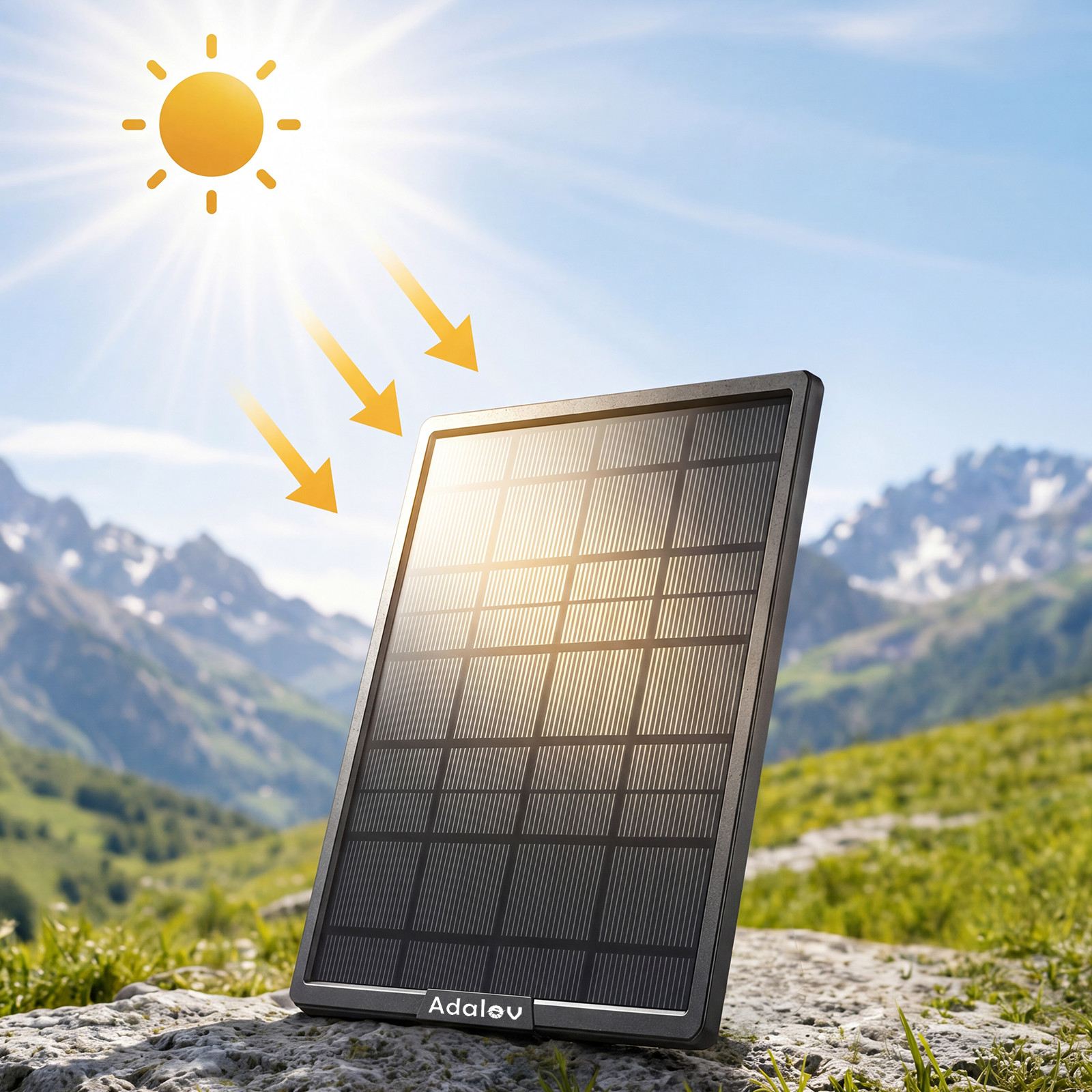 25000mAh 20W Solar Panel Kit 360° Mount for Security Trail Cameras WIFI Bridge