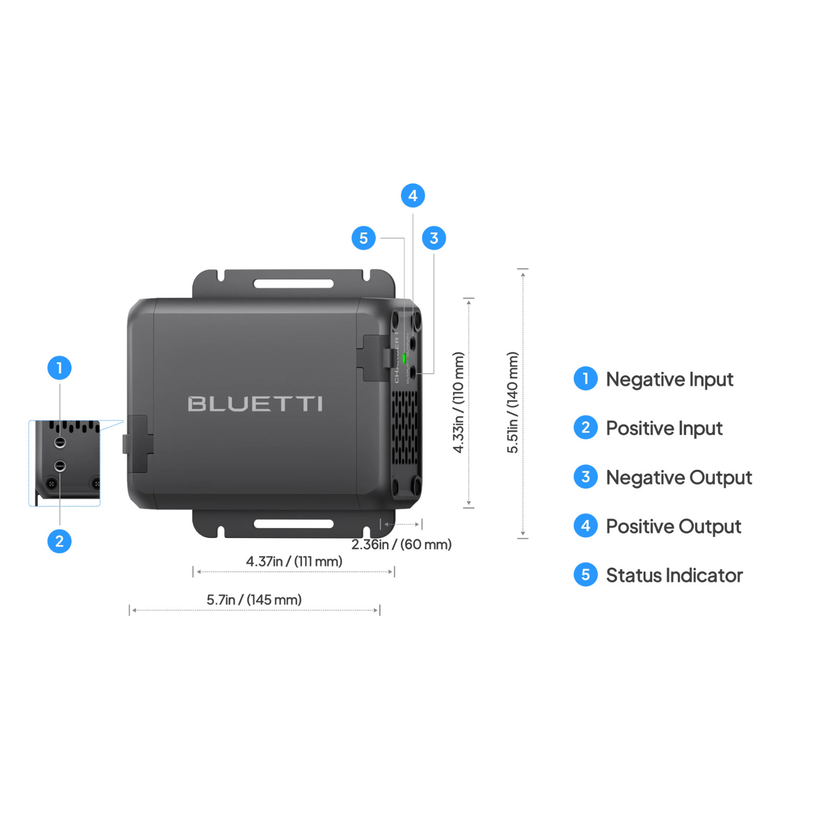 BLUETTI Apex 300 Power Station 2764.8Wh + Alternator Charger 1 + Power Hub D1