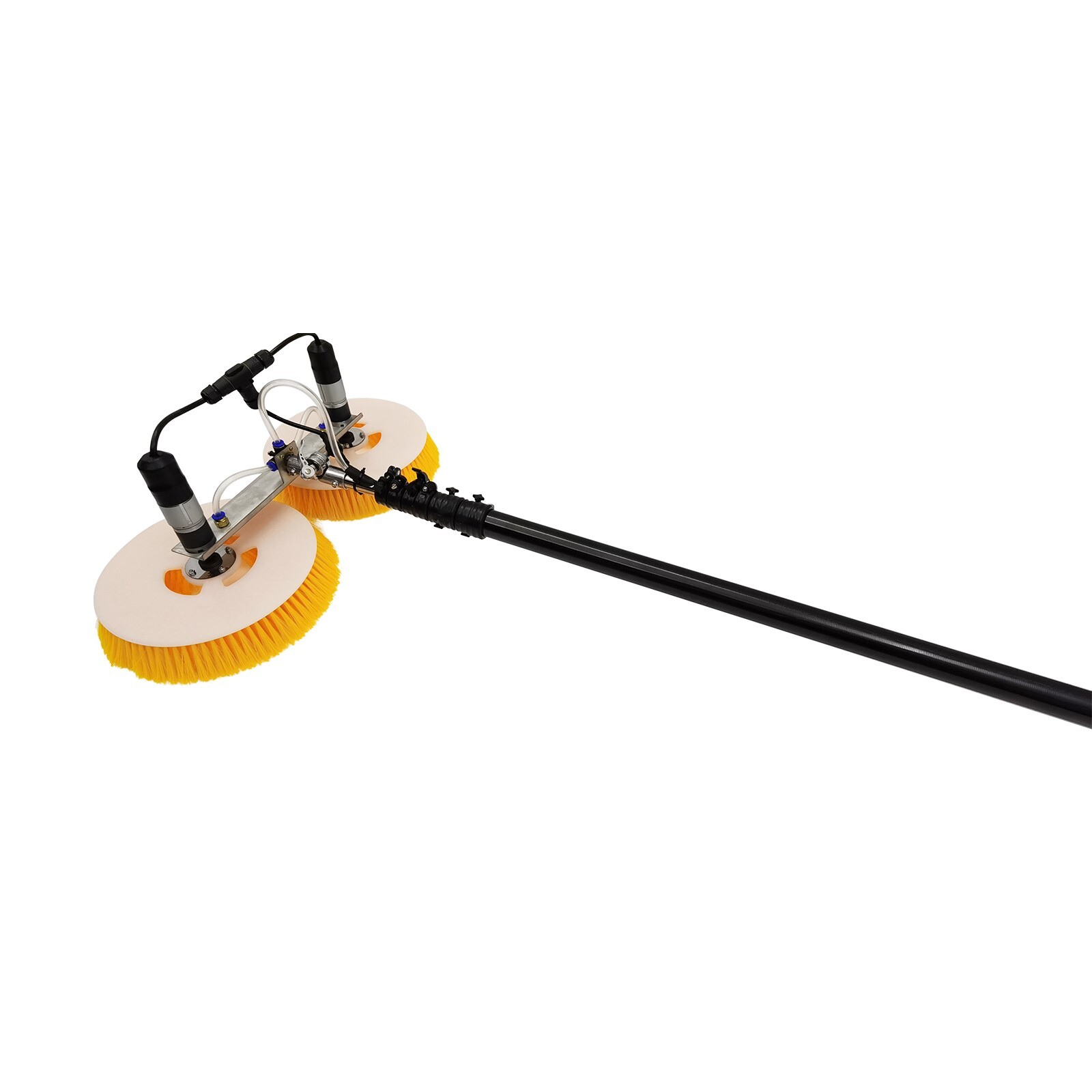 Double Head Electric Solar Photovoltaic Panel Cleaning Machine Multifunctional