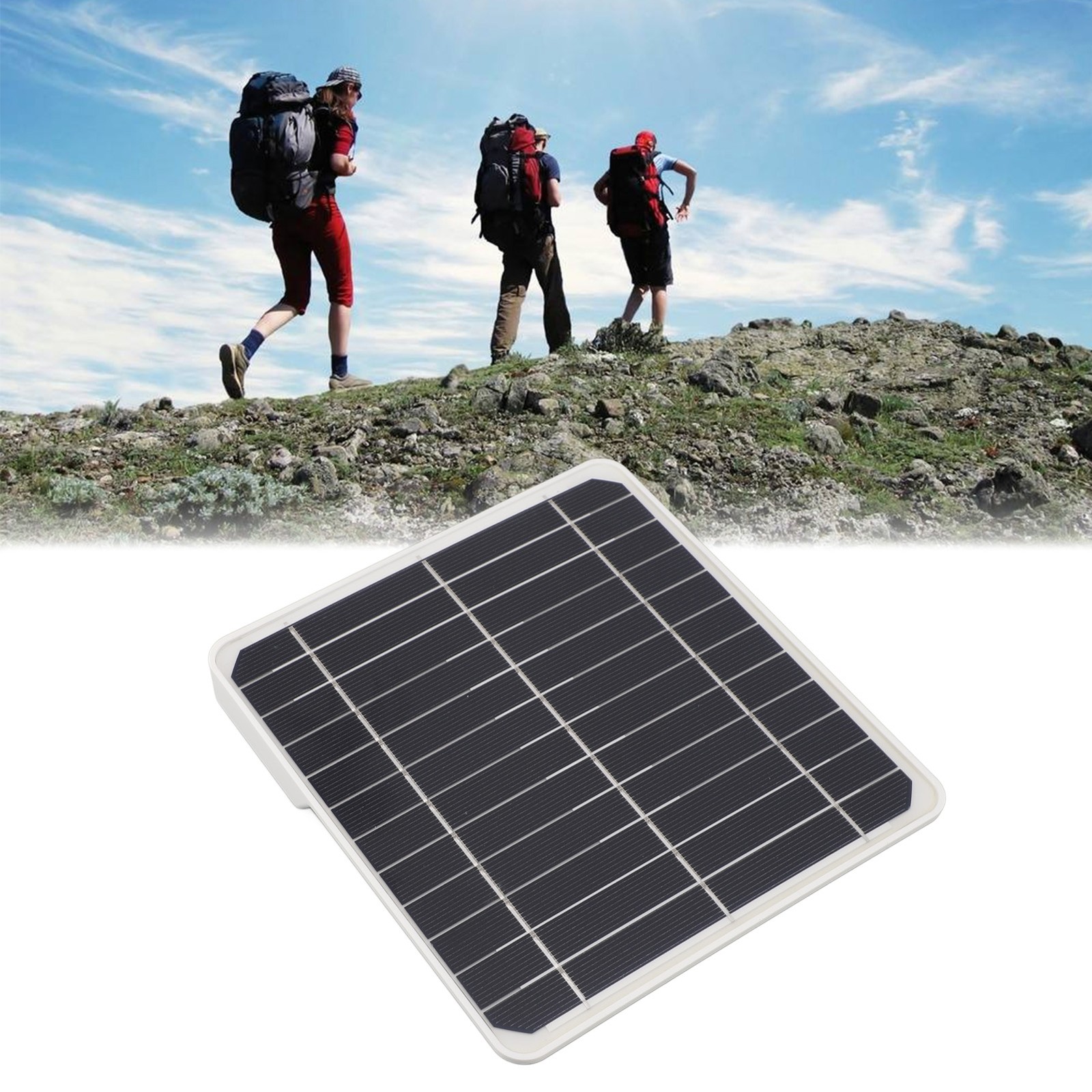 20W Solar Panel With USB TYPE C DC Port Waterproof 5V 2A Portable Solarˇ