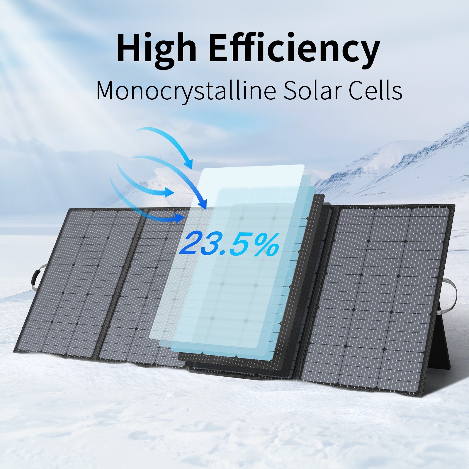 Portable Solar Panel Charger 400W 220W 110W High Efficiency RV Solar Panel Kit