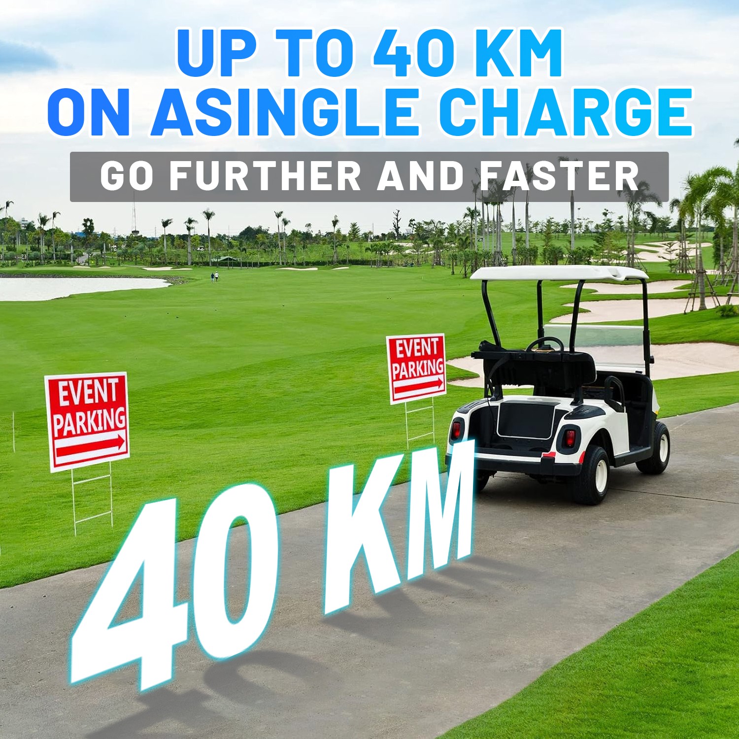 36V 105Ah Golf Cart LiFePO4 Lithium Battery 200A BMS A+Cells with 20A Charger