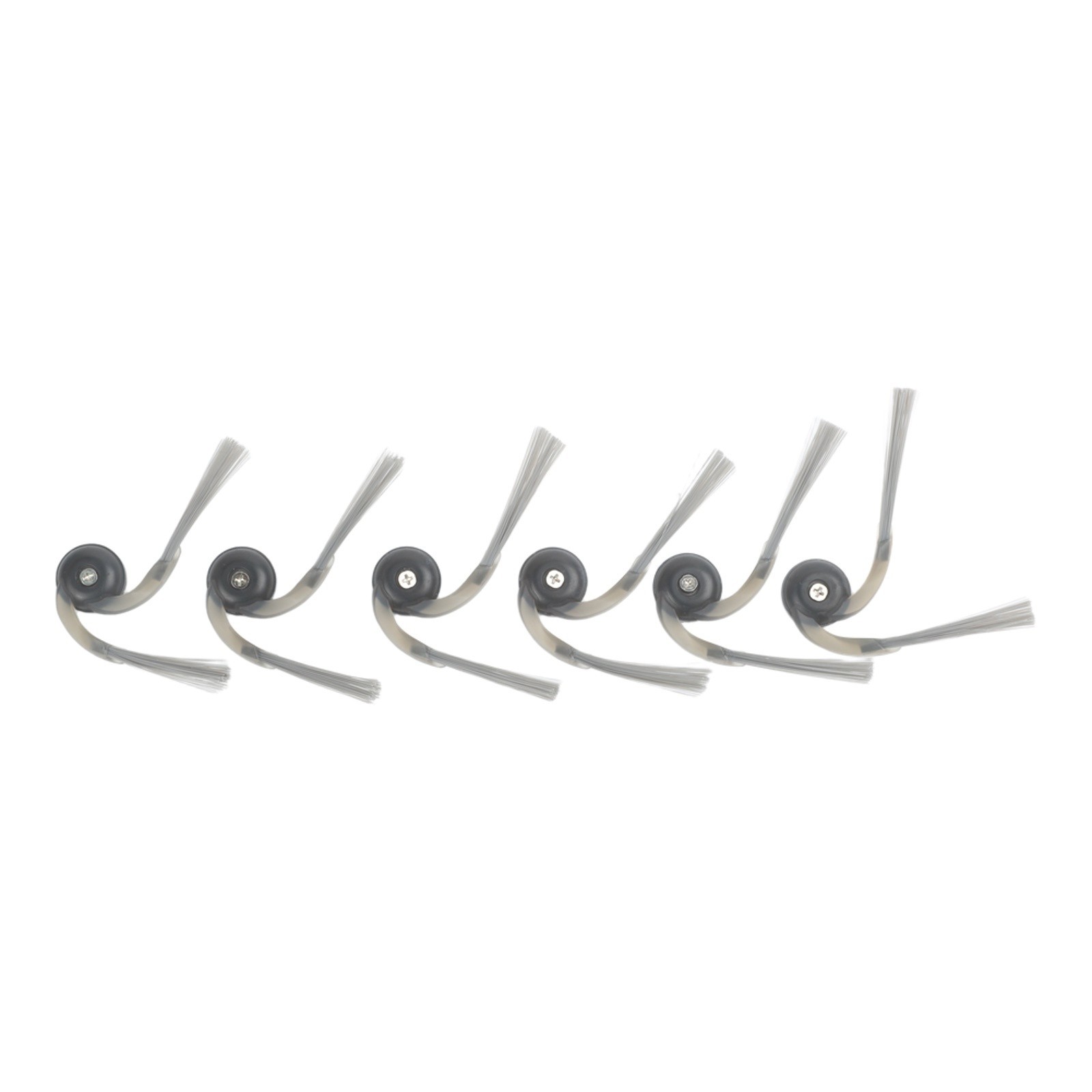 6 Replacement Side Brush Set for Roborock QV35A/QV35S/Qrevo L Grey 92mm