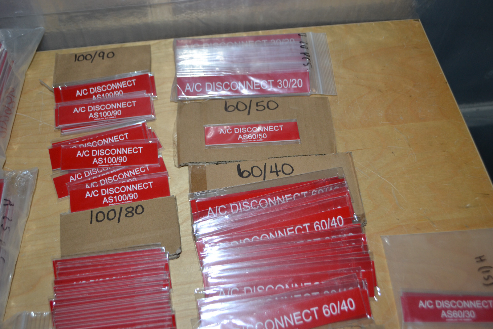 319 ~ Solar PV Warning Label Placards ~ Power Supply Sources for Utilities ~ g
