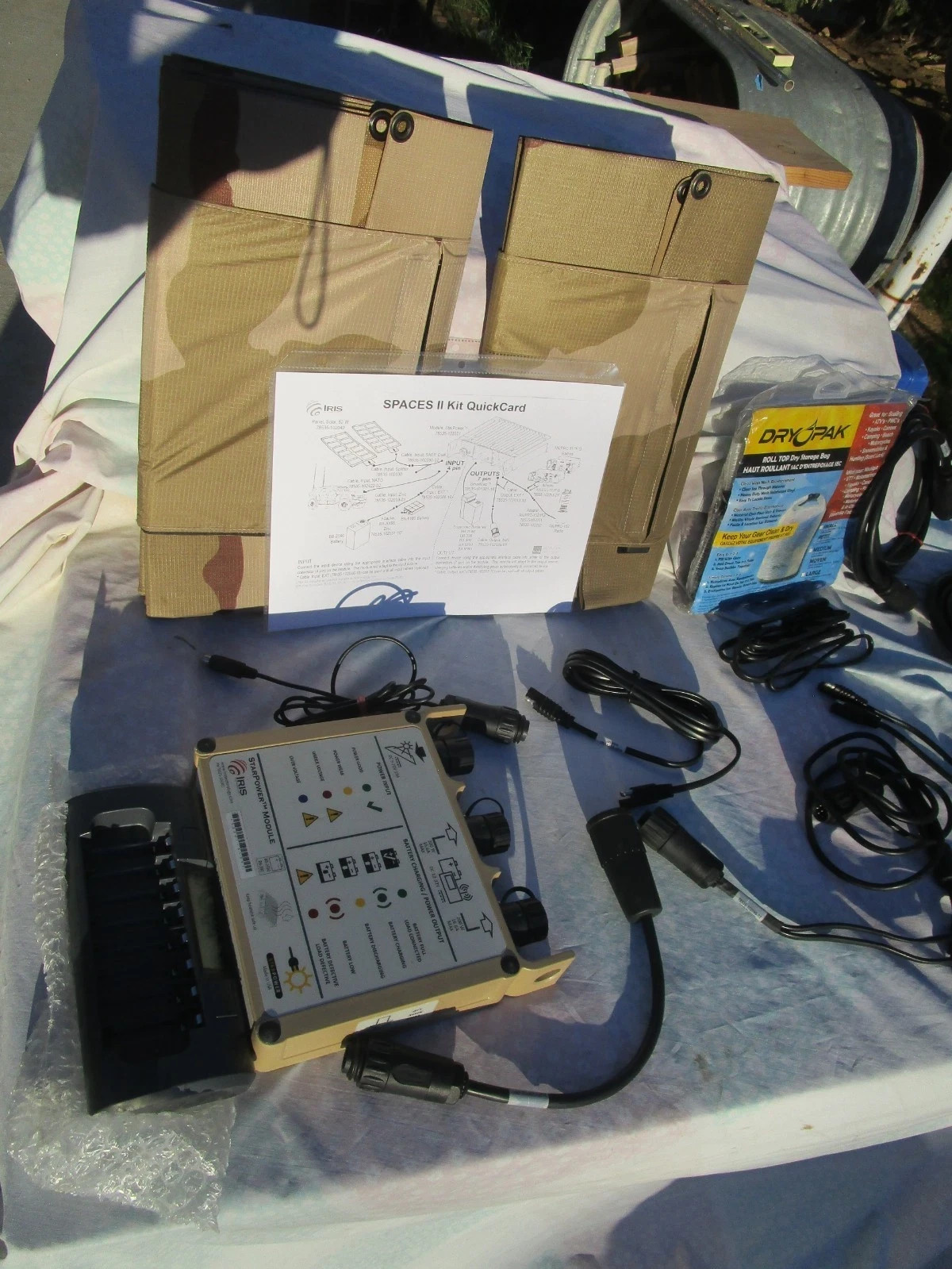 Iris Technology SPACES II Kit USMC Military Portable Solar Energy Field Power