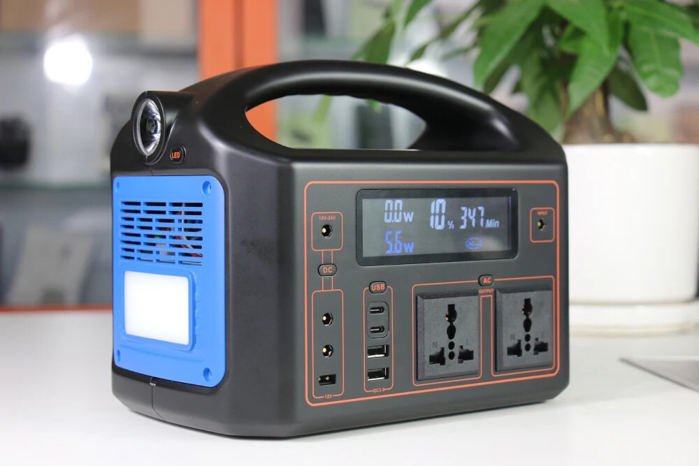 AC Power Station 110v 220v Energy Solar Powerbank 578WH 300W 500W Large Capacity