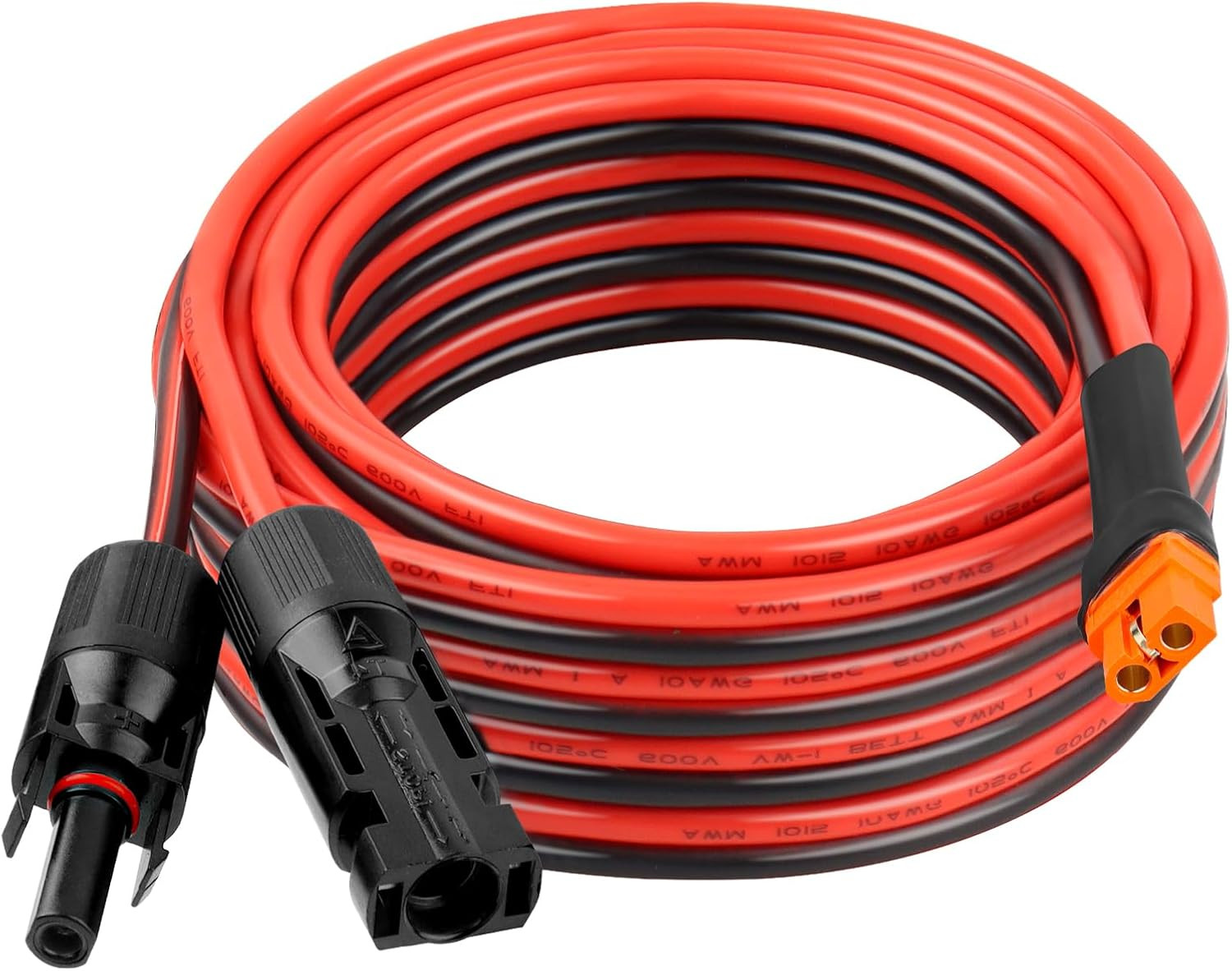 10AWG 20FT Solar to Xt60I Extension Cable 3 6 10 35 50 75 100FT Heavy Duty Adapt
