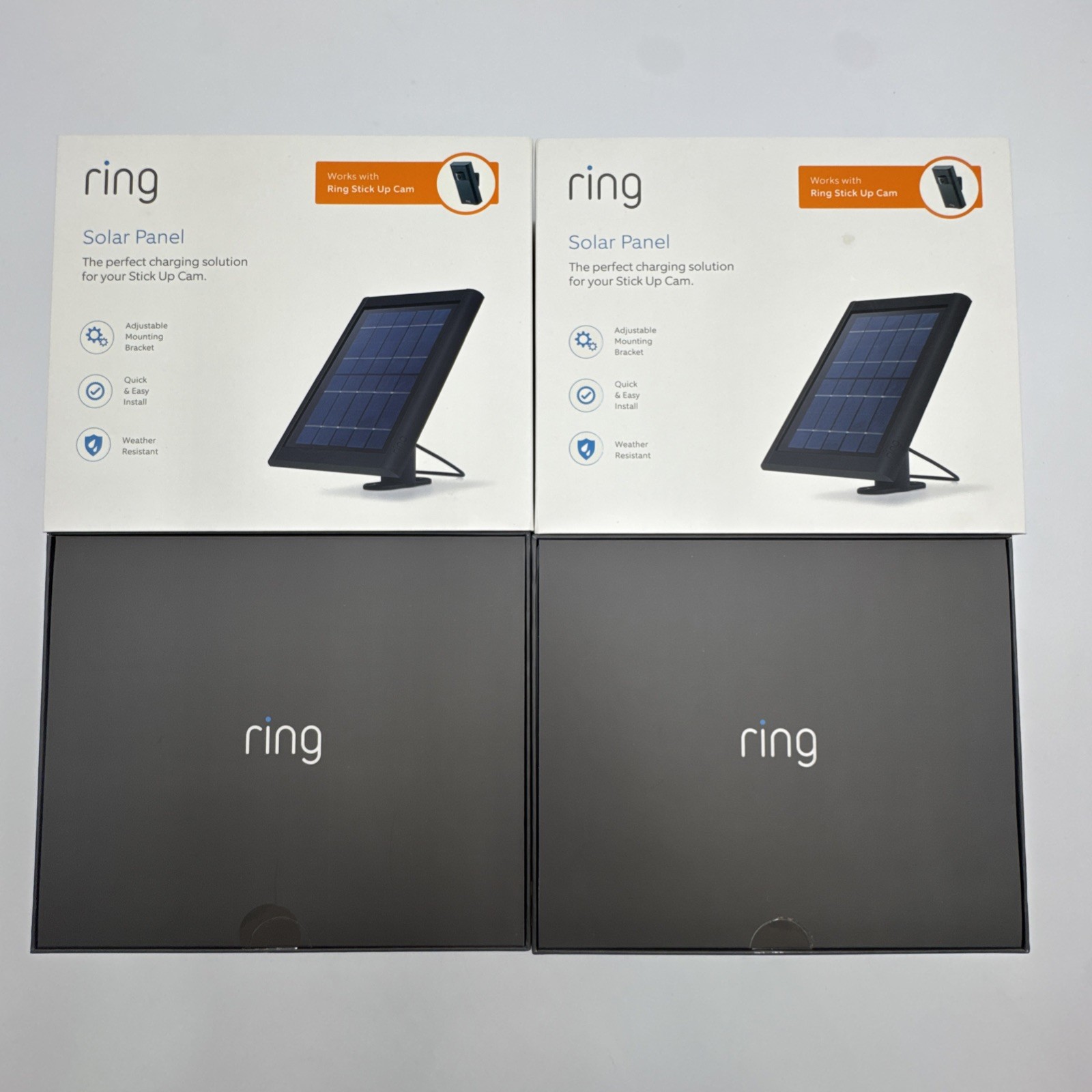 NEW RING Solar Panel 2W 5V For Ring Stick Up Cam-Lot of 2