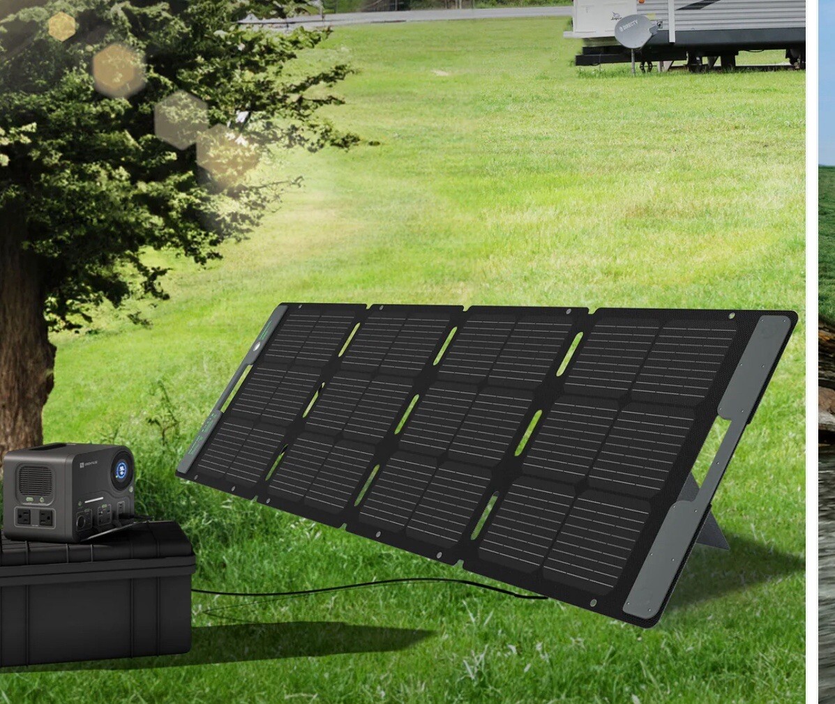 Green Pulse 120W Solar Panel Model GP-SOP001 Portable & Foldable For 300W/500W/