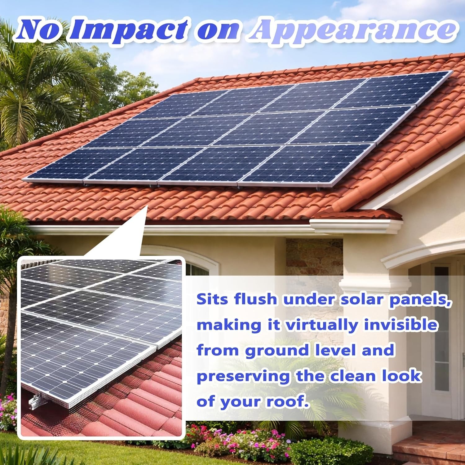 Rust-Resistant Solar Panel Critter Guard – 6x100FT with Clips & Cutter Included