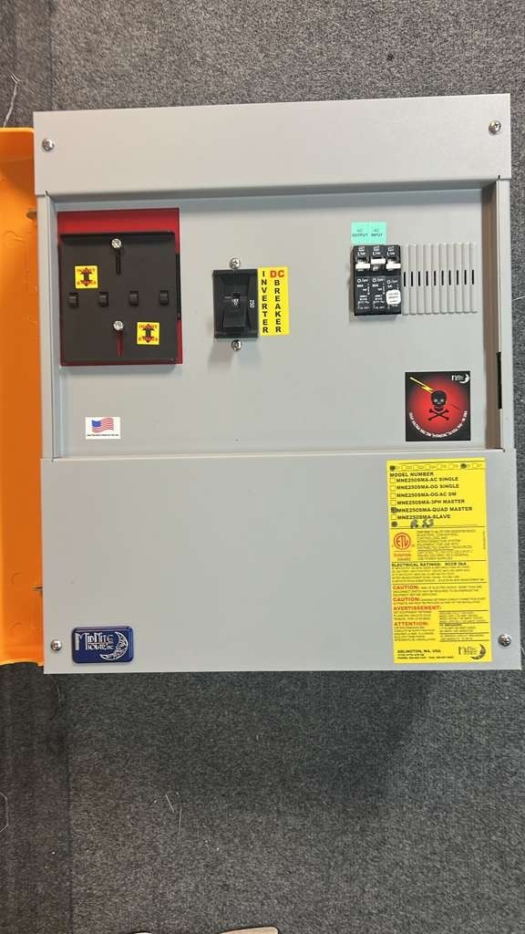 MidNite Solar E-Panel for a single Schneider Electric Conext XW Inverter/Charger