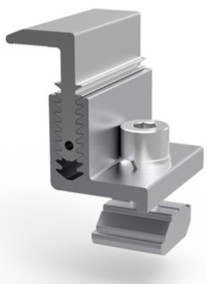 Solar Panel Mounting Brackets-Adjustable End Clamp