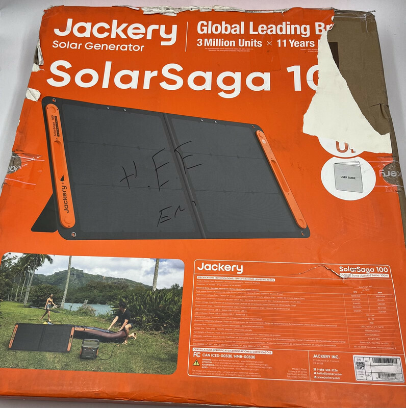 JACKERY SOLAR GENERATOR JS-100F SOLAR SAGA 100 PORTABLE PANEL