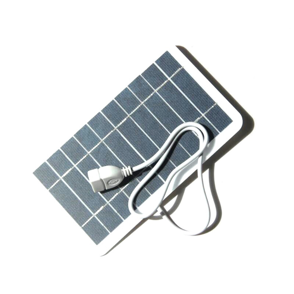 2W 5V Solar Panel Charger For Outdoor Phone Solar Mobile Power Charger Micro/USB
