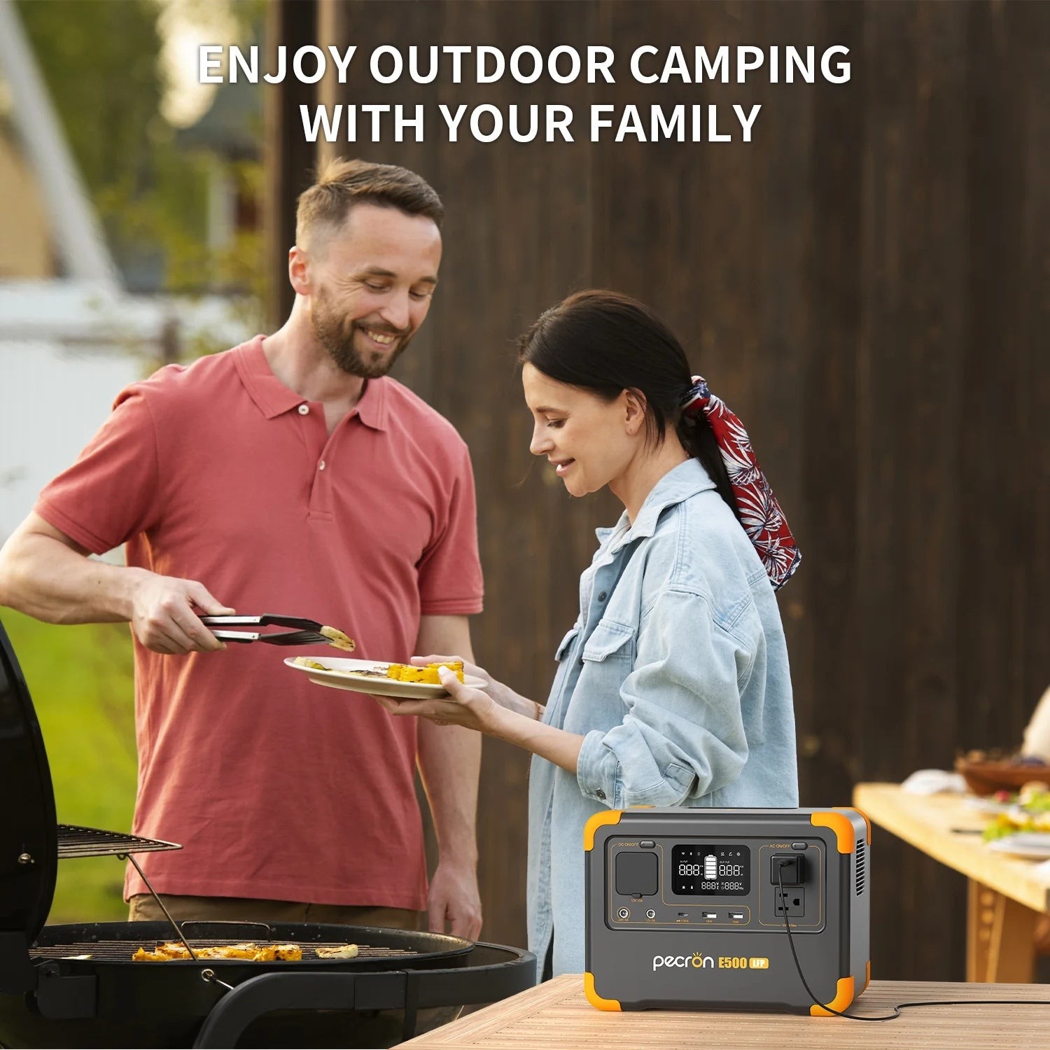 576Wh LiFePO4 Portable Power Station 600W Pure Sine Wave Wireless Charging Solar