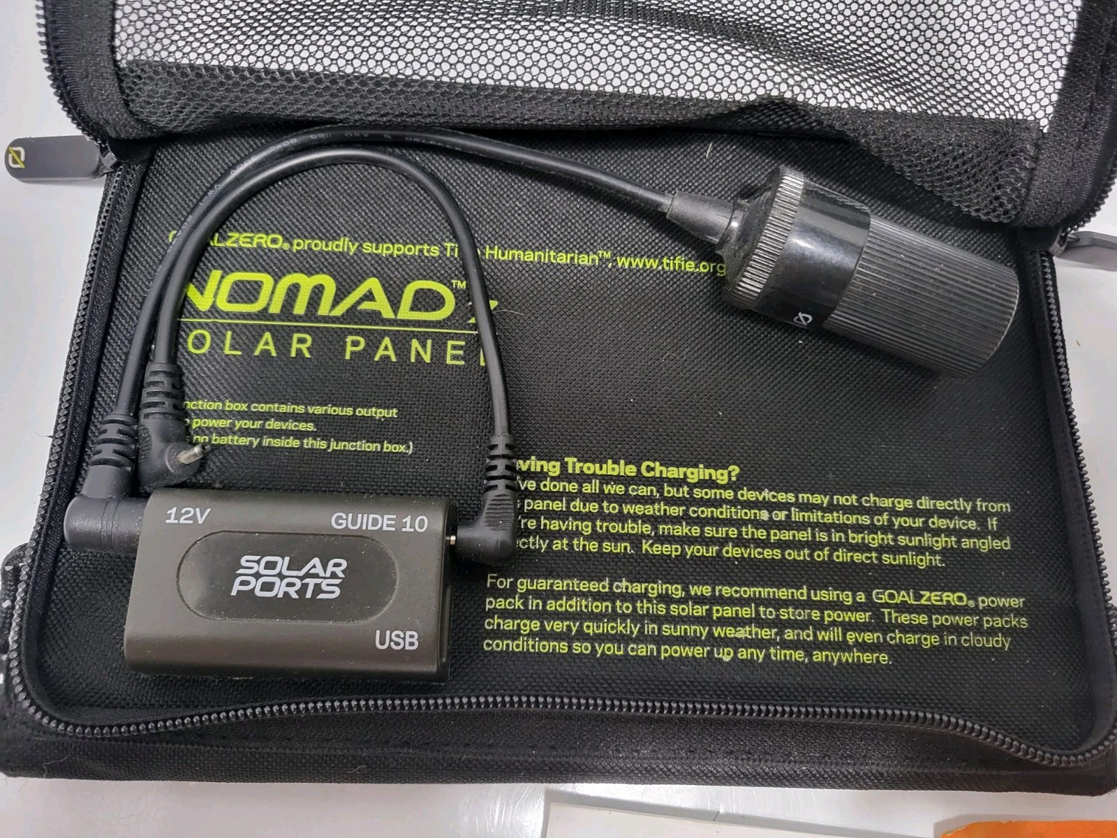 goal zero nomad 7 solar Pannel In Case