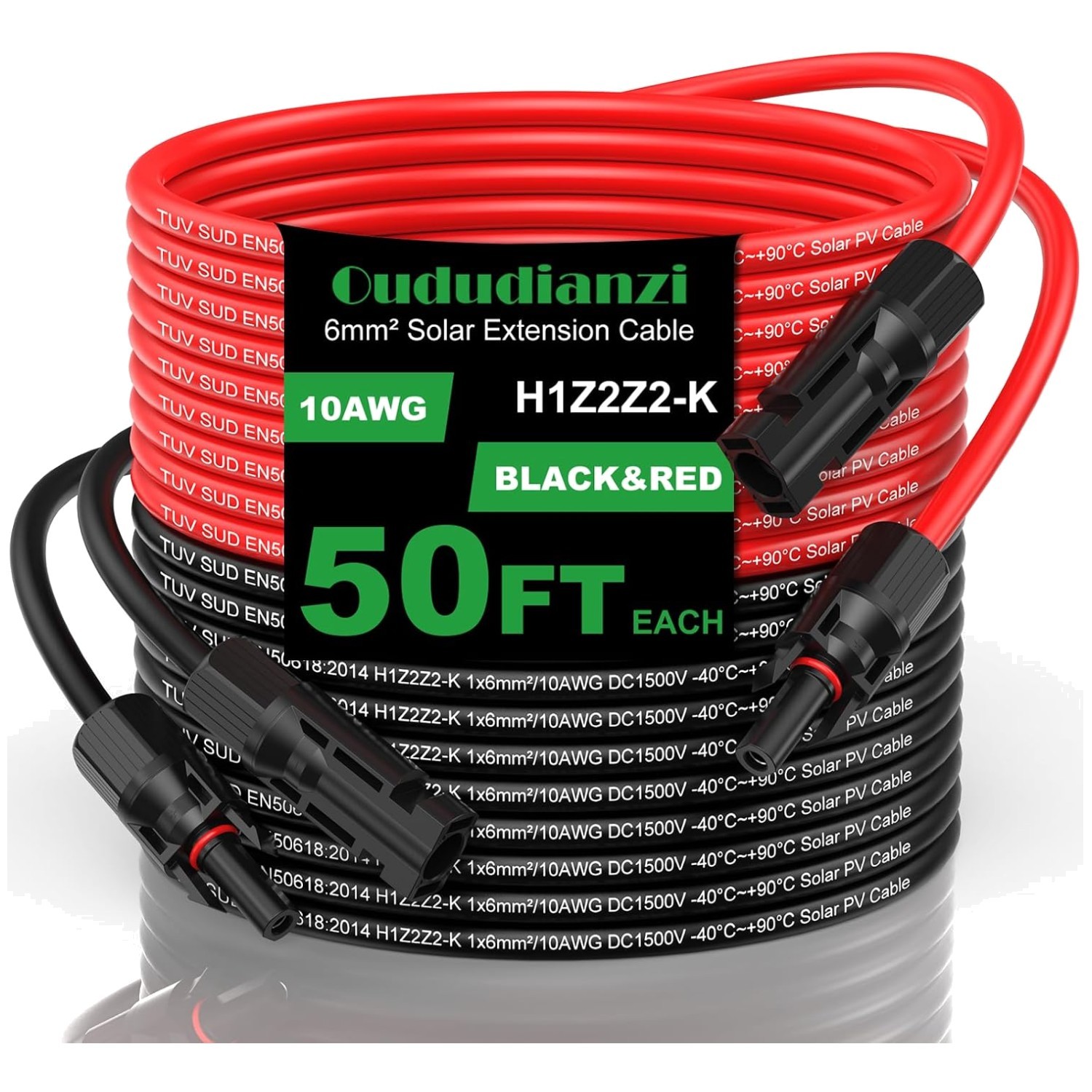 Waterproof Solar Connector – 10AWG PV Extension Cable