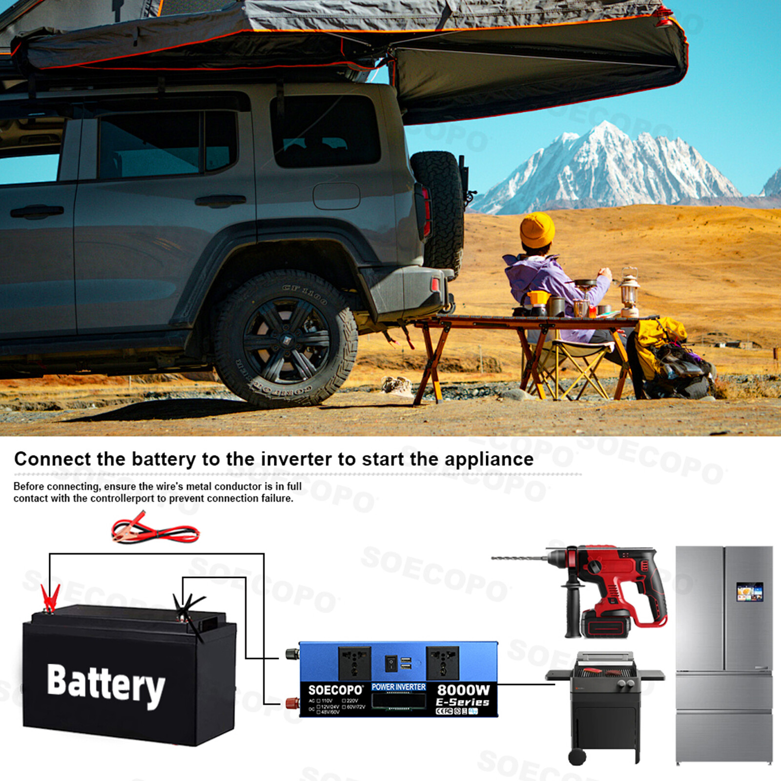 8000w 110v Solar Full Kit Inverter 300W Solar Panel Home 100A Controller