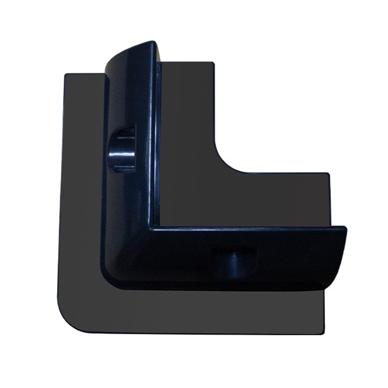 ABS Solar Panel Mounting Bracket White Rectangle Set-Free Corner Bracket Mount