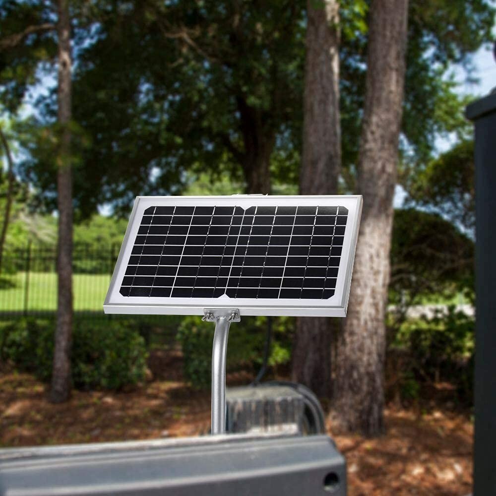 10 Watt Solar Panel Powered Charger Kit + Tubular Mount Bracket for Automatic…