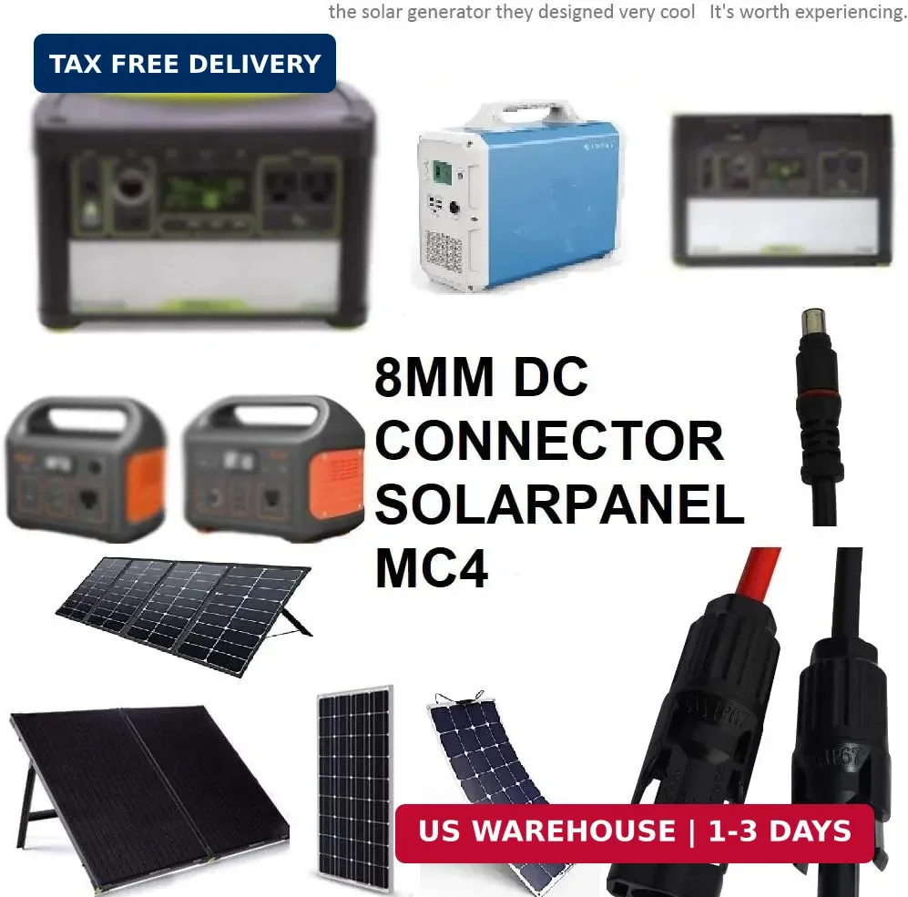 Solar ConnectorsTo DC7909, DC8020 Adapter Perfectly Solar Connector, Compatibili