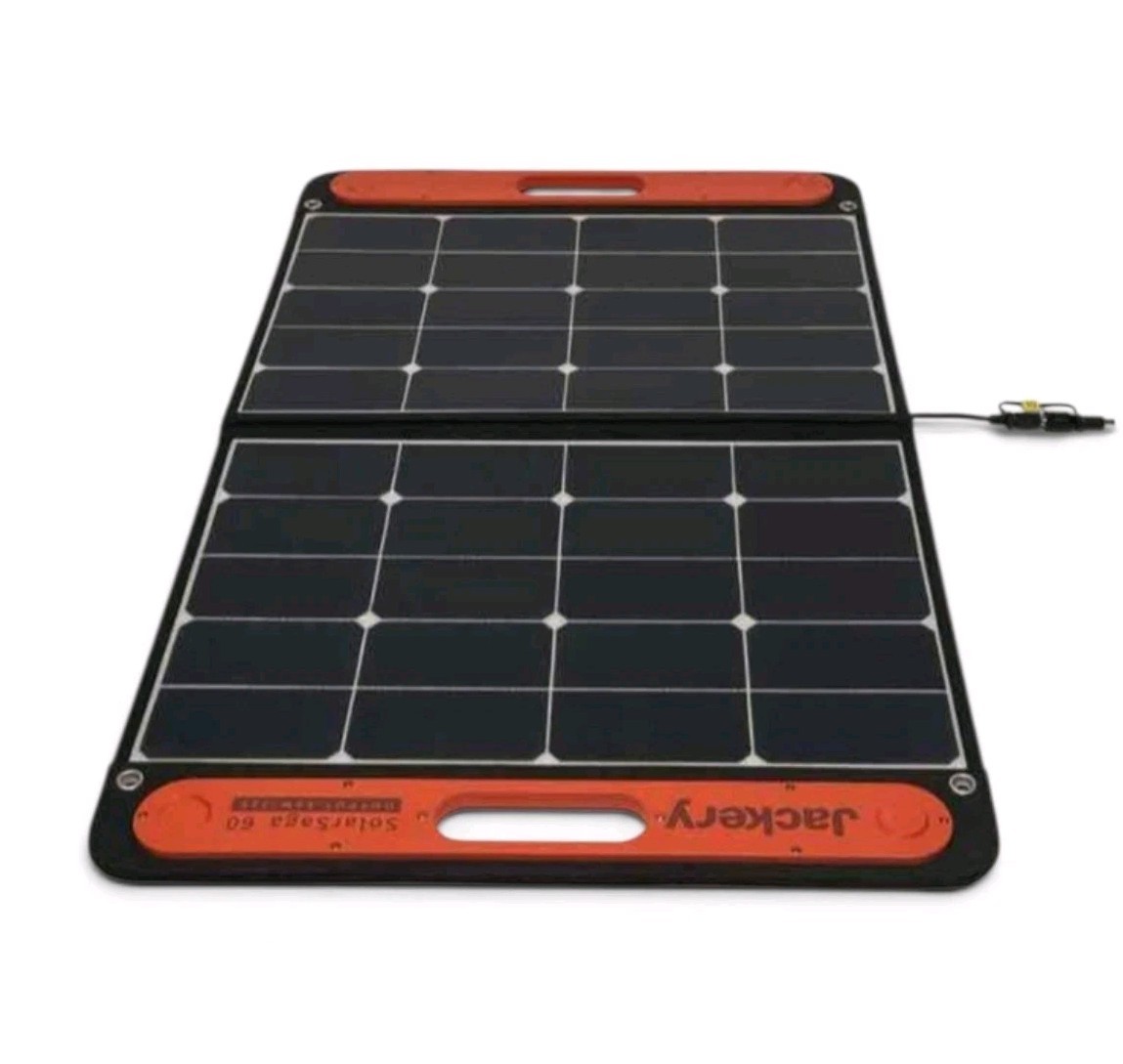 JACKERY SolarSaga 60 Power Output 68W/ 19V Portable Solar Panel JSS-60B 21×34″