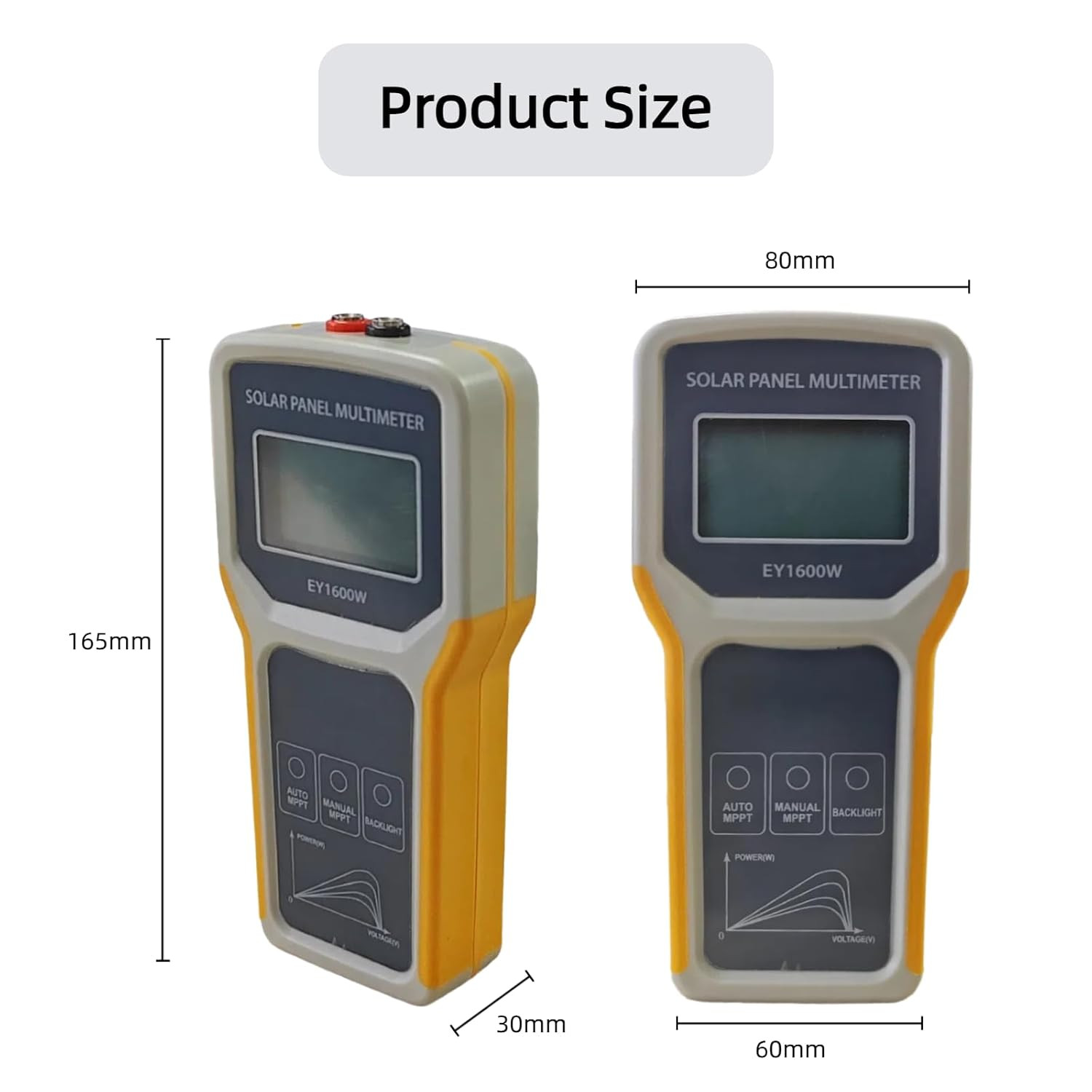 1600W Solar Panel Tester – MPPT Multimeter for PV Data & Troubleshooting