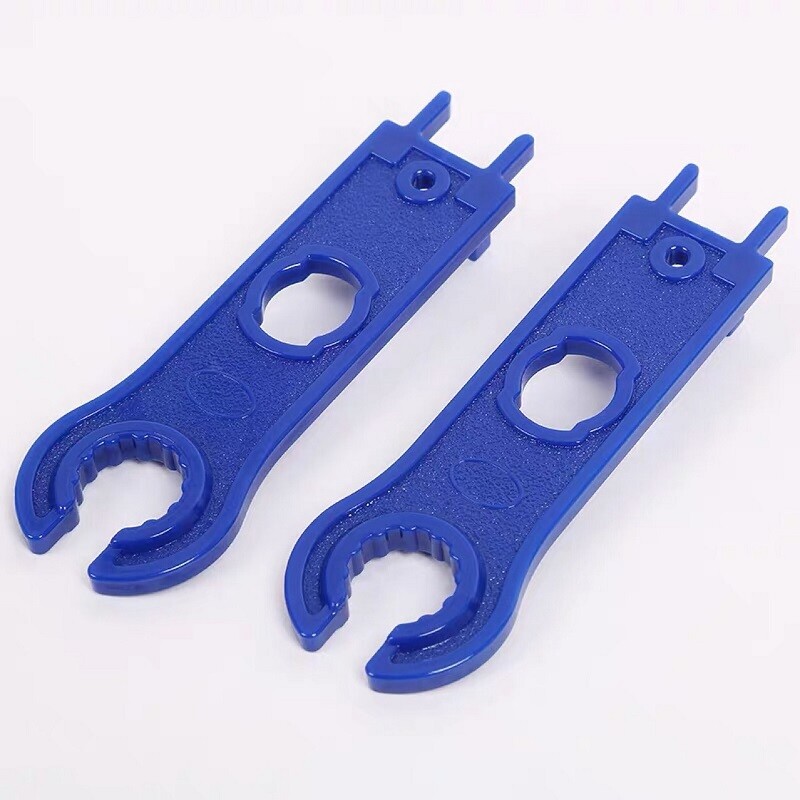 4PCS MC-4 Solar Connector Tool for Spanner Wrench PV Panel Wire Connect Blue