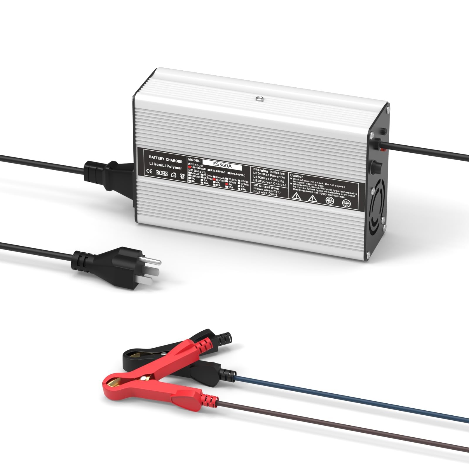 58.4V 5A, ACDC Battery Charger, Dedicated Best Solution for 48V Lithium Iron …