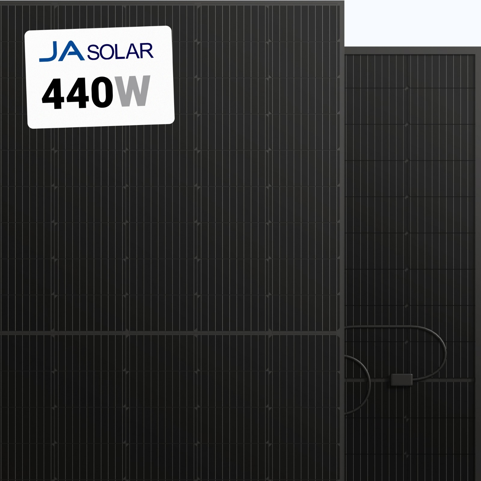 JA Solar JAM54D41-440/MB 440W Bifacial Monocrystalline Solar Panel Black Frame