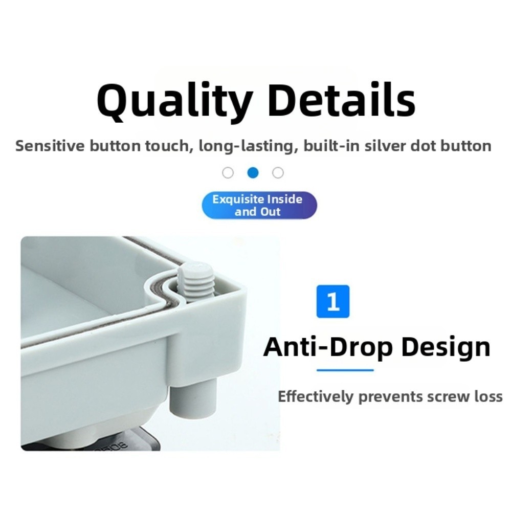 Heat Resistant Outdoor Waterproof Control Box with Button Switch Start Stop