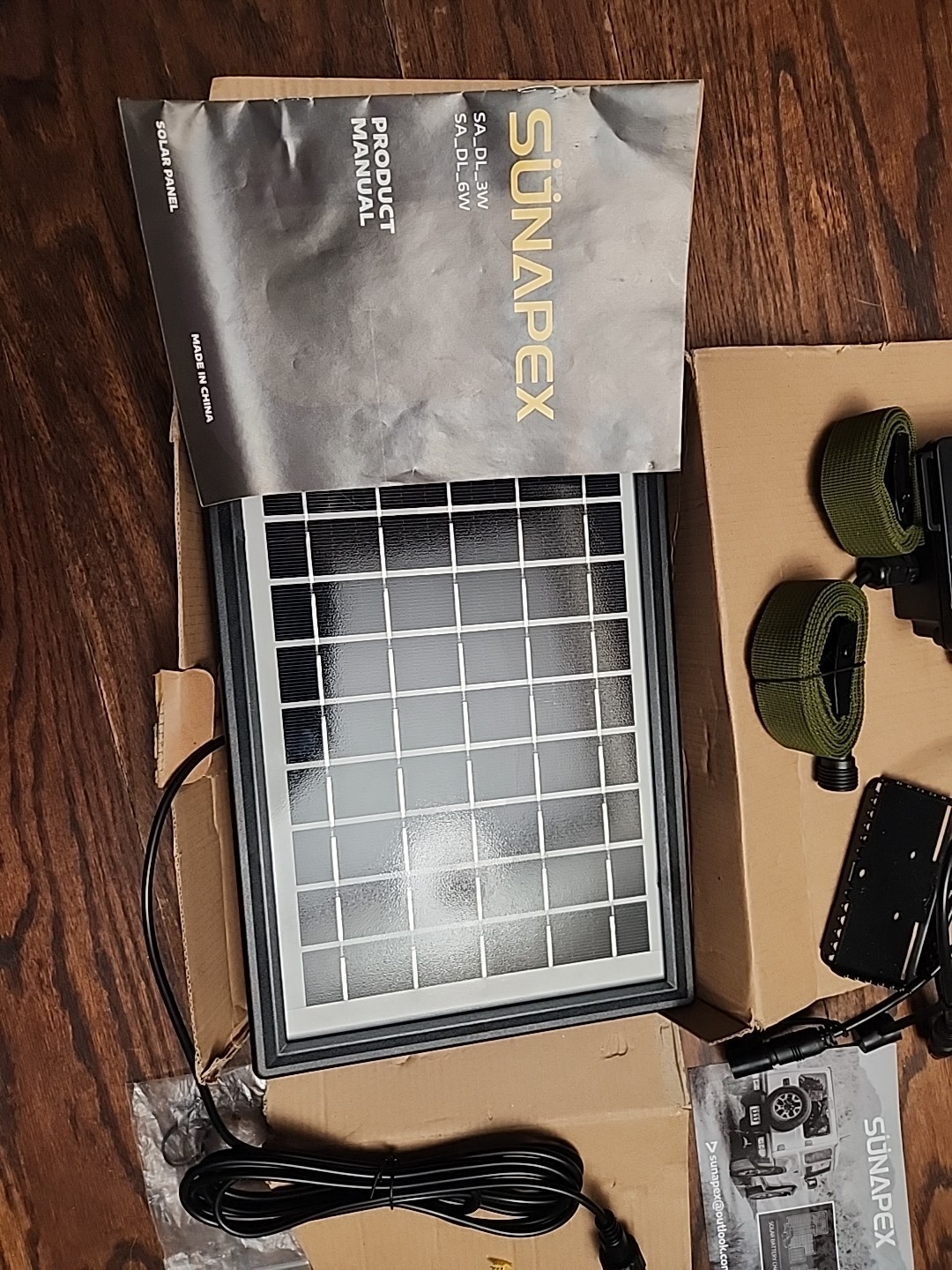 SUNAPEX Solar Panel for Trail Camera, Solar Battery Charger