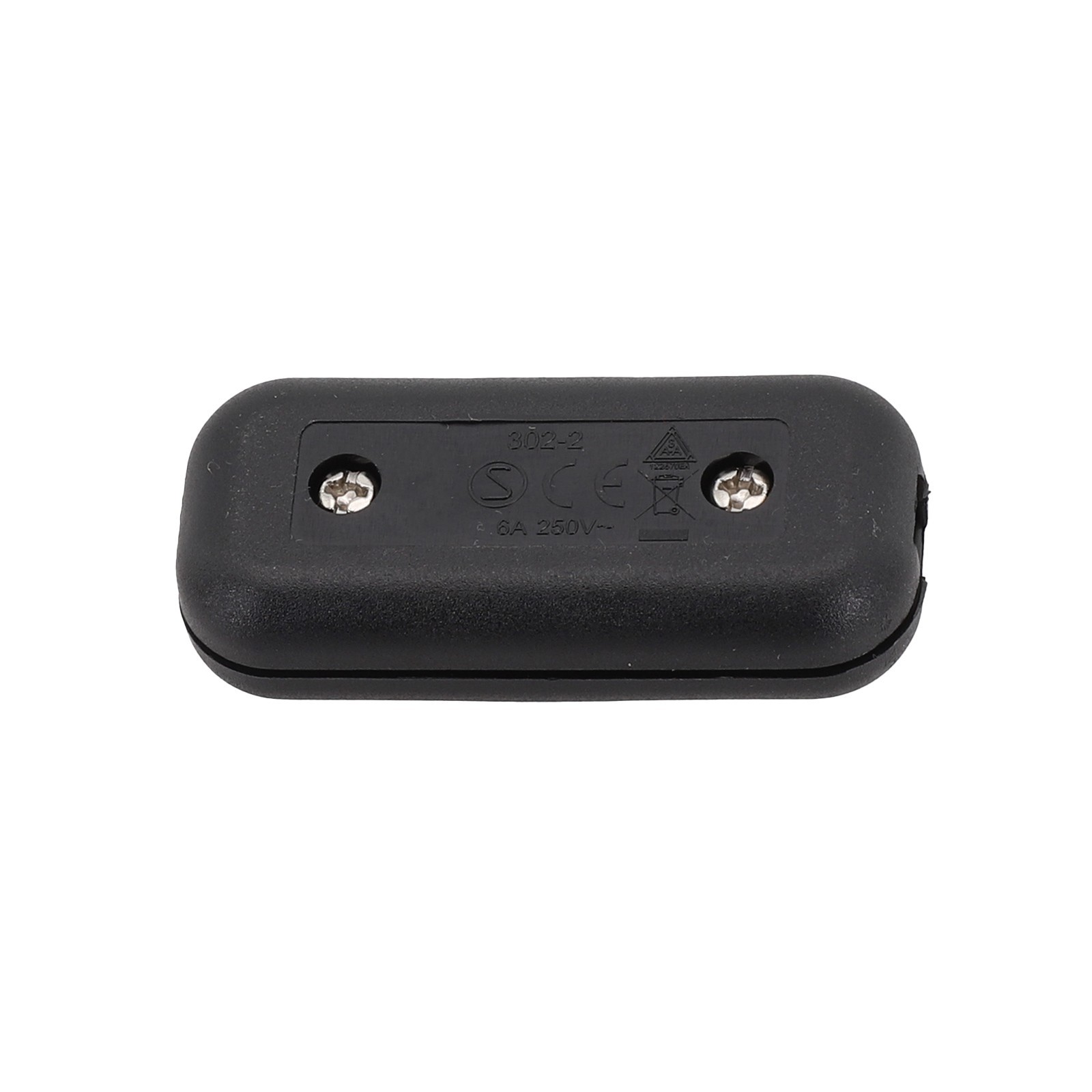 Inline Rocker Switch 6 Amp 110V-250V for Electric Lamps and Appliances