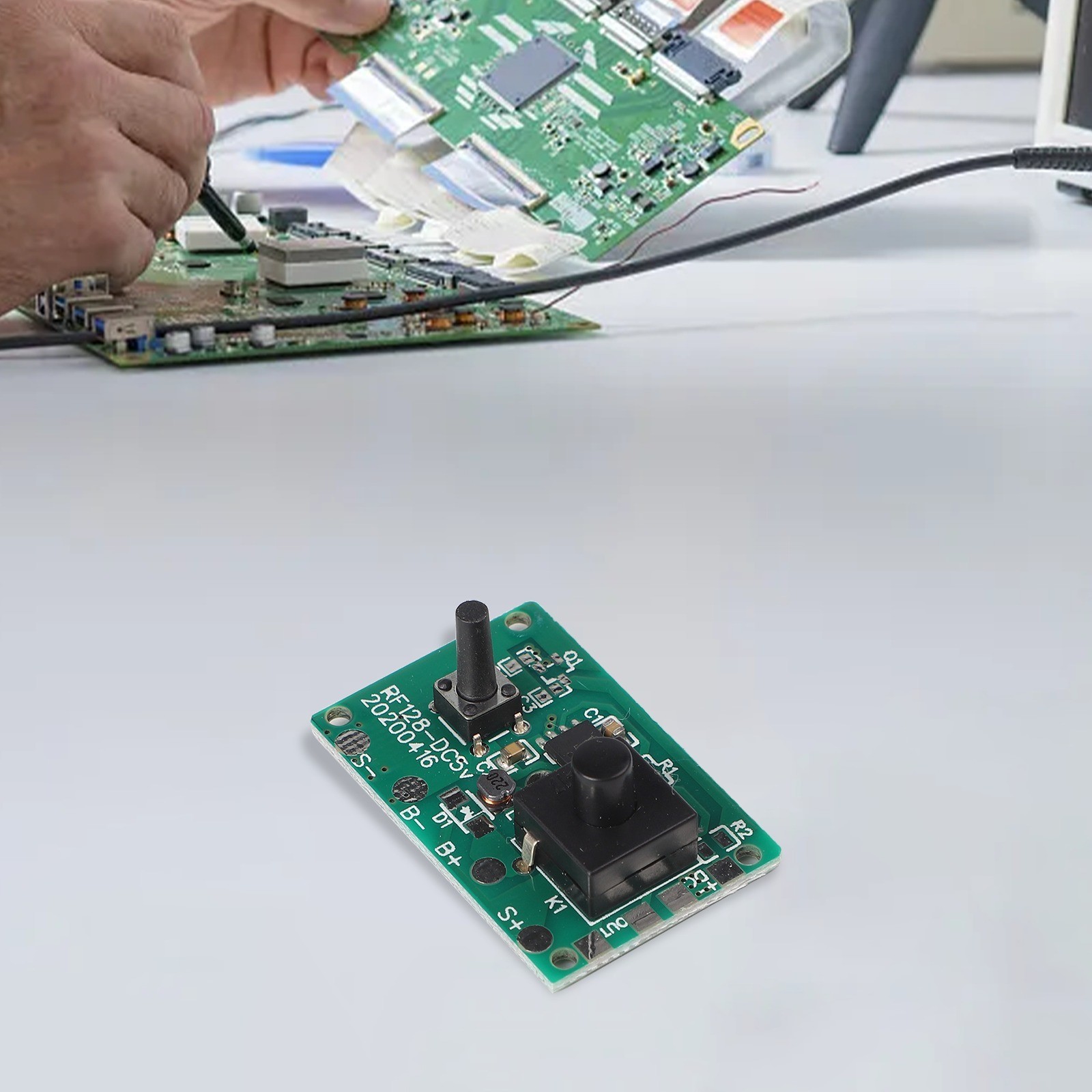 1 2V Solar Light String Circuit Board with Clear Installation Instruction