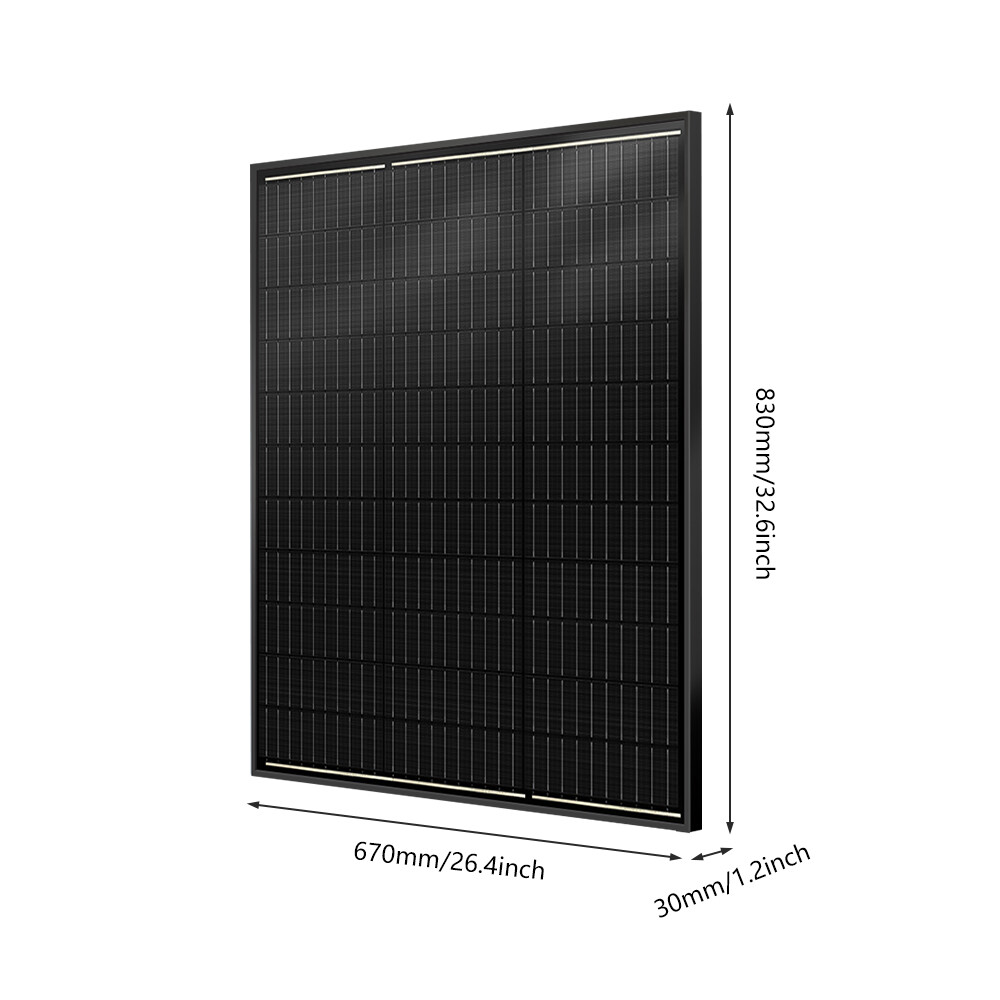 800W Watt Mono Solar Panel 12V Charging Off-Grid Battery Power RV Home Off Grid