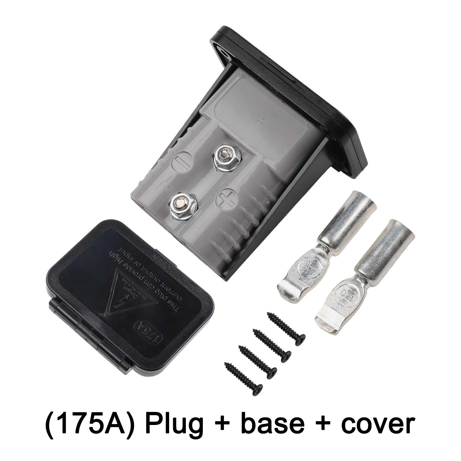 Flame Retardant PC EV Charging Connector Fixed Screw Design 50A 120A 175A 600V