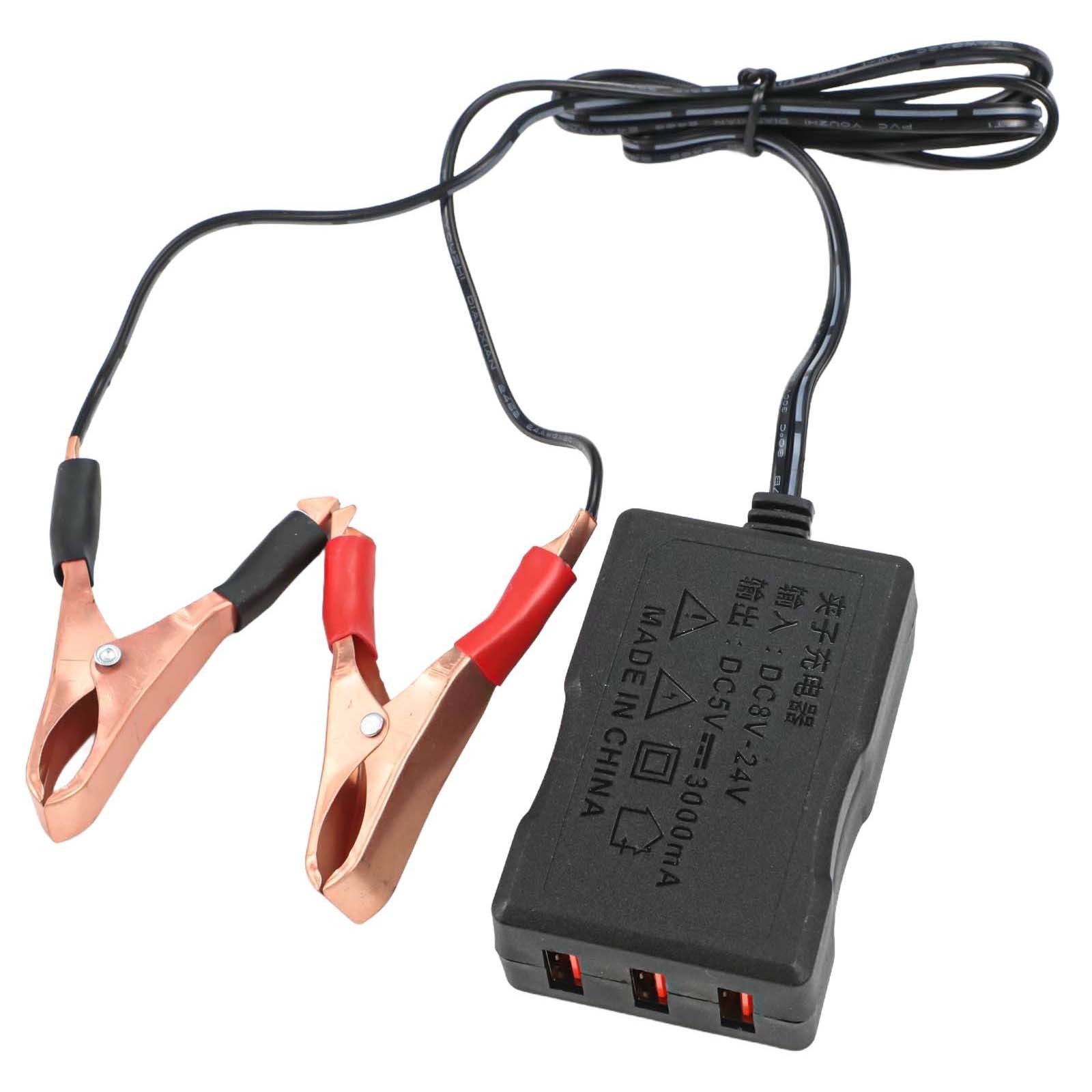 Fast Charge 12V 24V to 5V USB DC Converter for Smartphones and Tablets