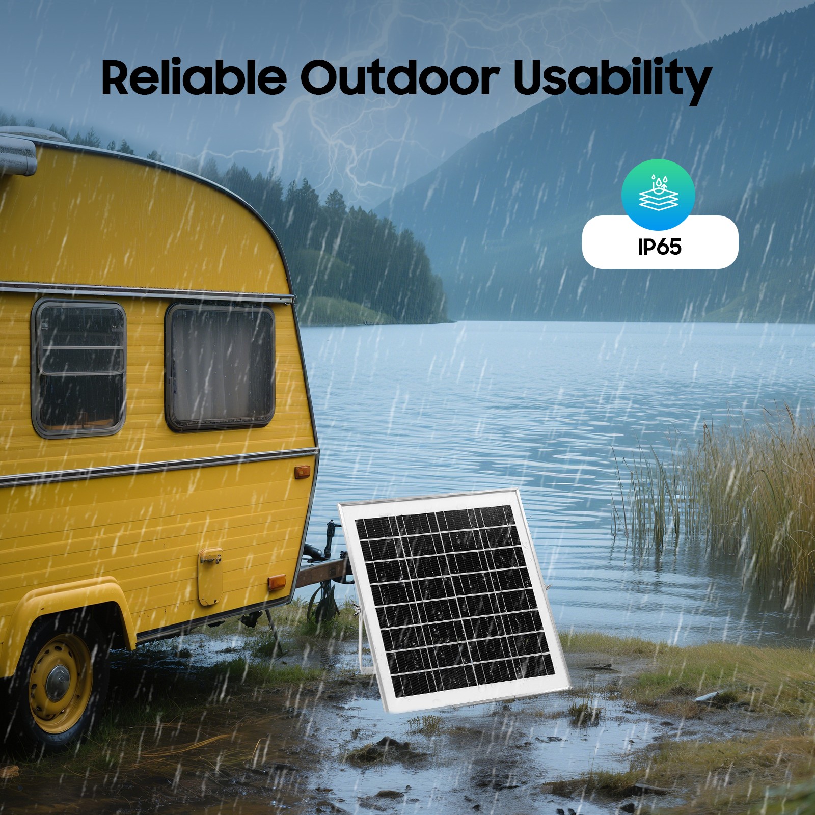 Solar Panel Power Generator Kit with 4 Bulbs Portable Battery Pack Power Station
