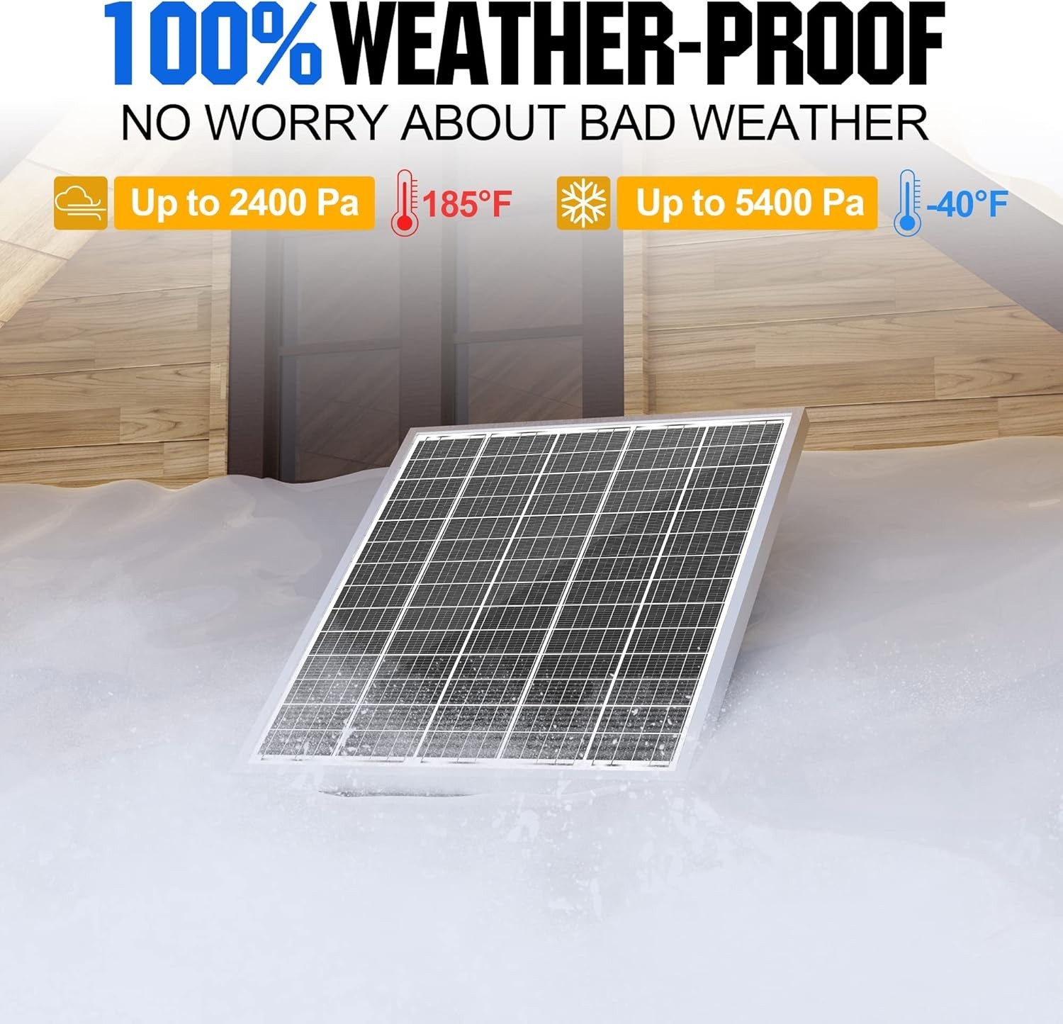 Solar Panel Kit 50W 24V, Intelligent Waterproof 10A PWM Controller, Home Outd…