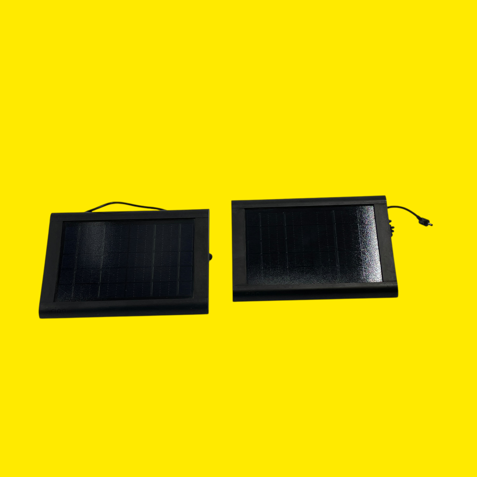 Lot of 2 Ring Solar Panel V4 Black 2.4W 5V for Spotlight Cam Battery #4245 z40/1