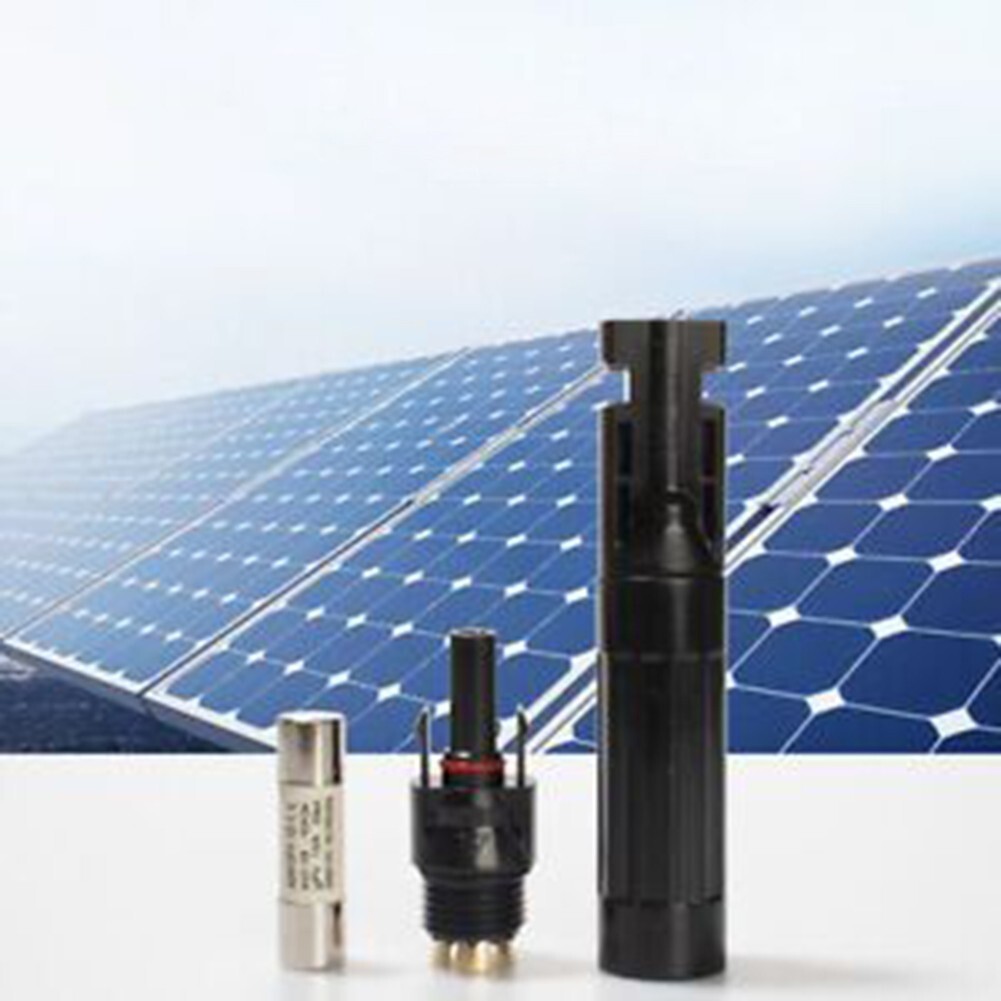 Solar Panel Fuse Holder And Fuse 25A Waterproof Inline PV Fuse Holder 1000VDC